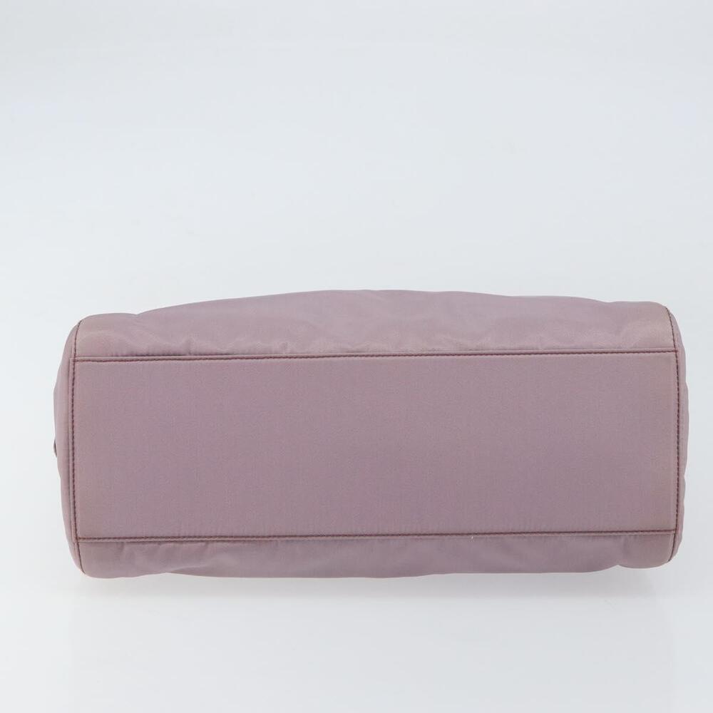 PRADA Hand Bag Nylon Lavende Silver Auth 159273 - Picture 5 of 16